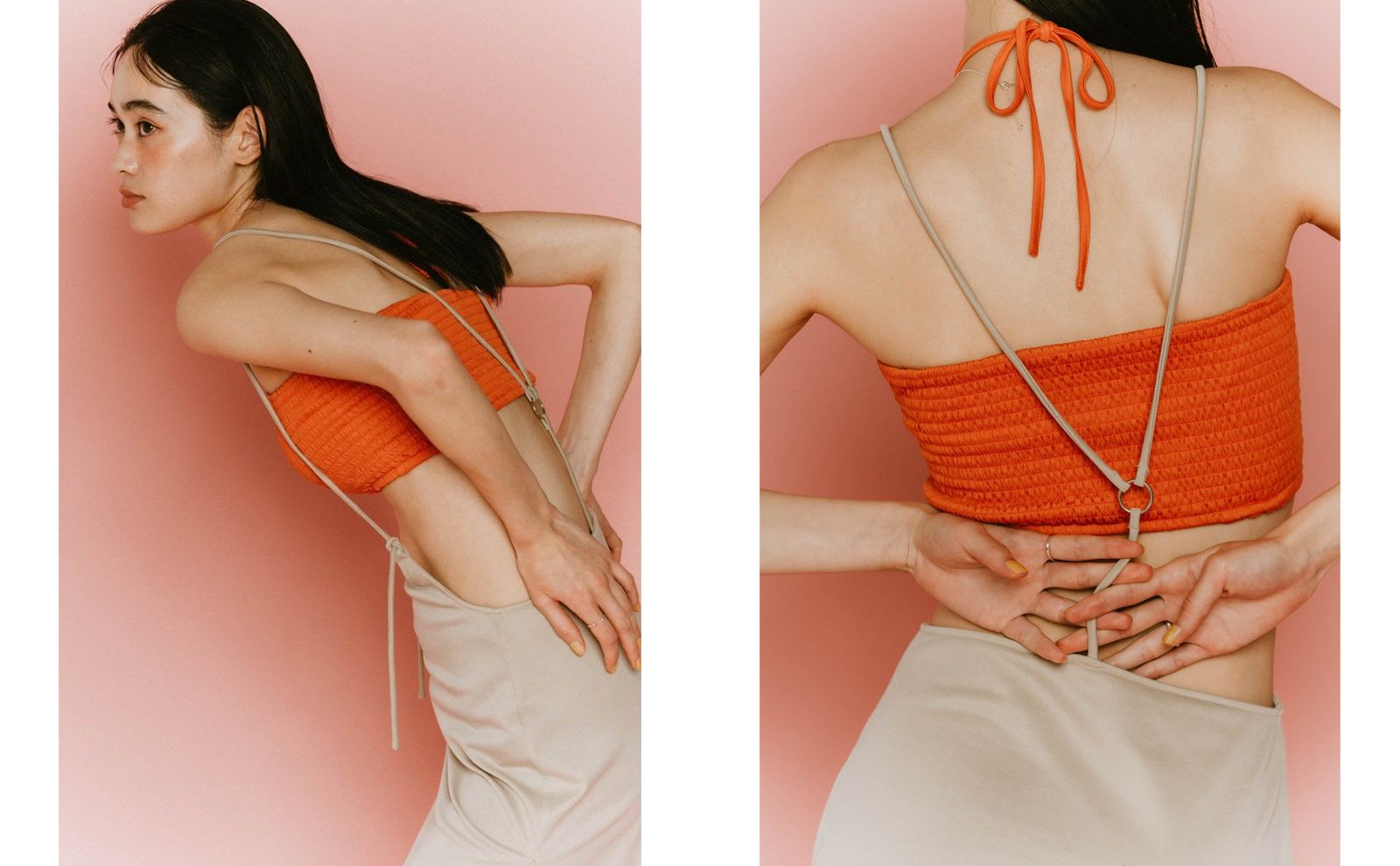 knuth marf 水着 back open flower swim suit（水着）｜Knuth Marf