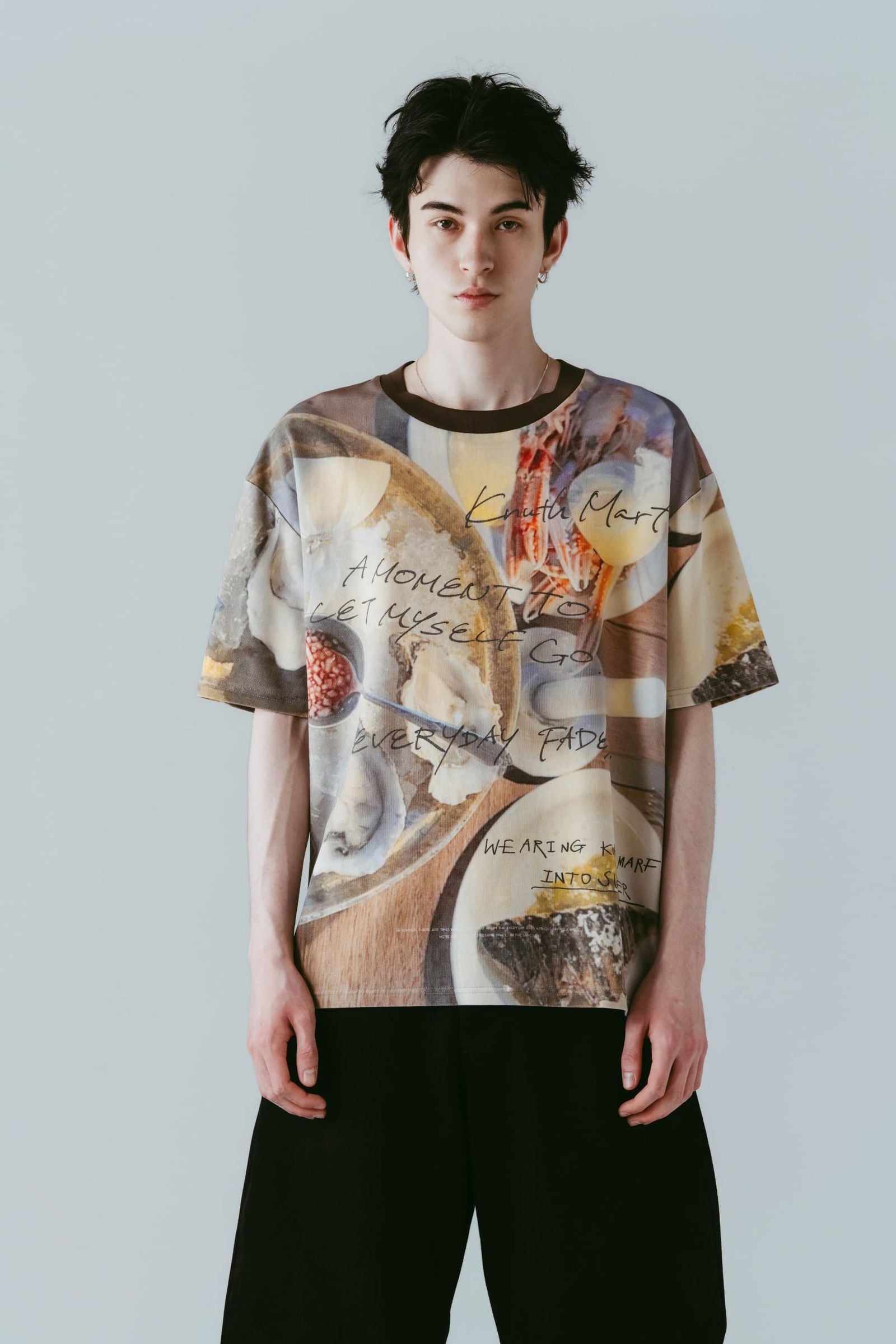 オイスターグラフィックTシャツ (オイスター) oyster graphic tee(unisex) (Oyster) /  26SS