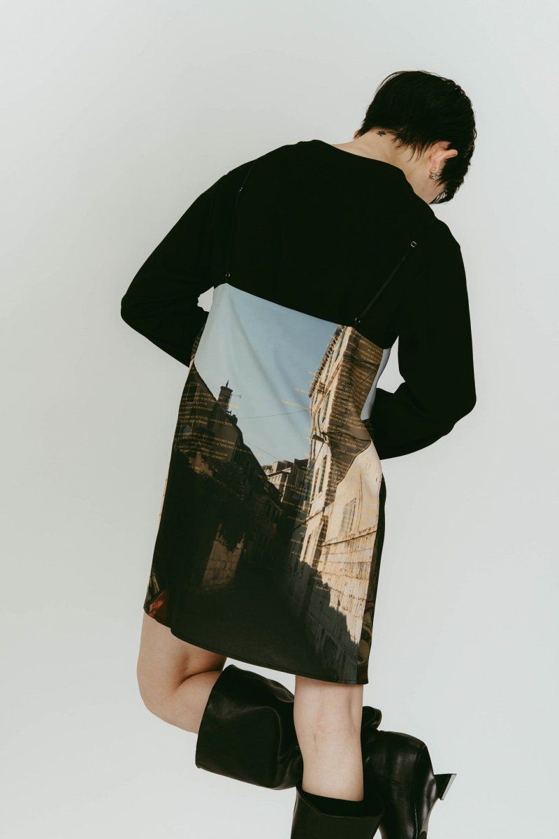 scenery print mini one piece (croatia) / 風景プリントミニワンピース (クロアチア) / 26SS