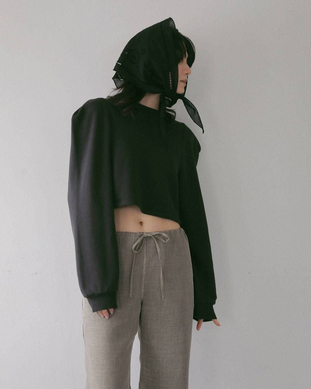 ツイードメッシュ カプリパンツ (グレージュ) Tweed Mesh Capripants (Graige) / 27SS