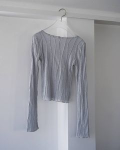 Random Pintuck Tops / ランダムピンタックトップス (Ice blue) / 26SS