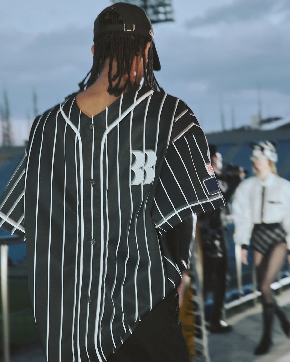 【25AW】Back/Front Baseball Shirt / バックフロント ベースボールシャツ (ブラック)