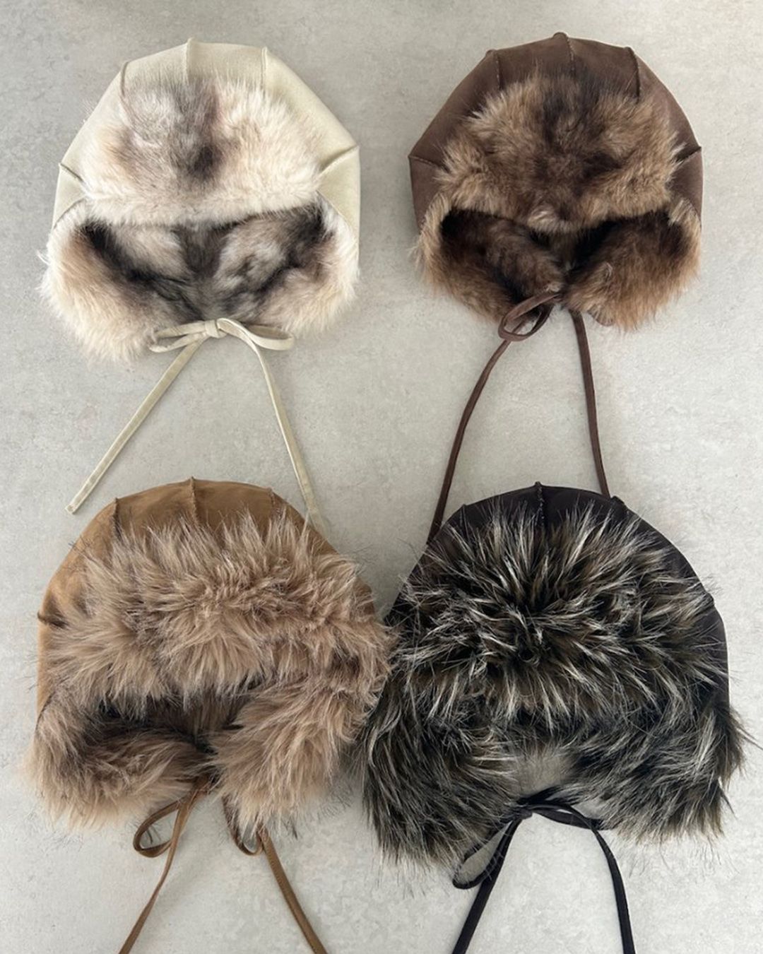 【先行予約】【26TH-16】ムートン調フライトキャップ (キャメル) Mouton Like Flight Cap (Camel) /  エコファー  /  フェイクファー 【受注期間6/14 23:59まで】