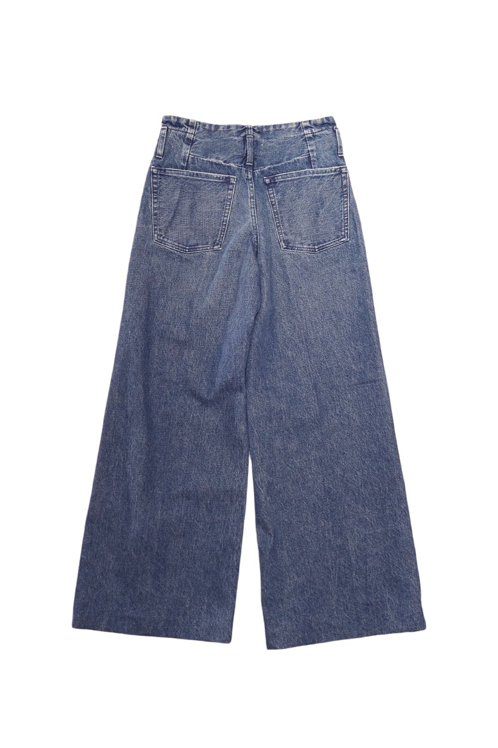 WIDE JEAN TROUSERS / デニムワイドパンツ (ヴィンテージブルー) / レディース