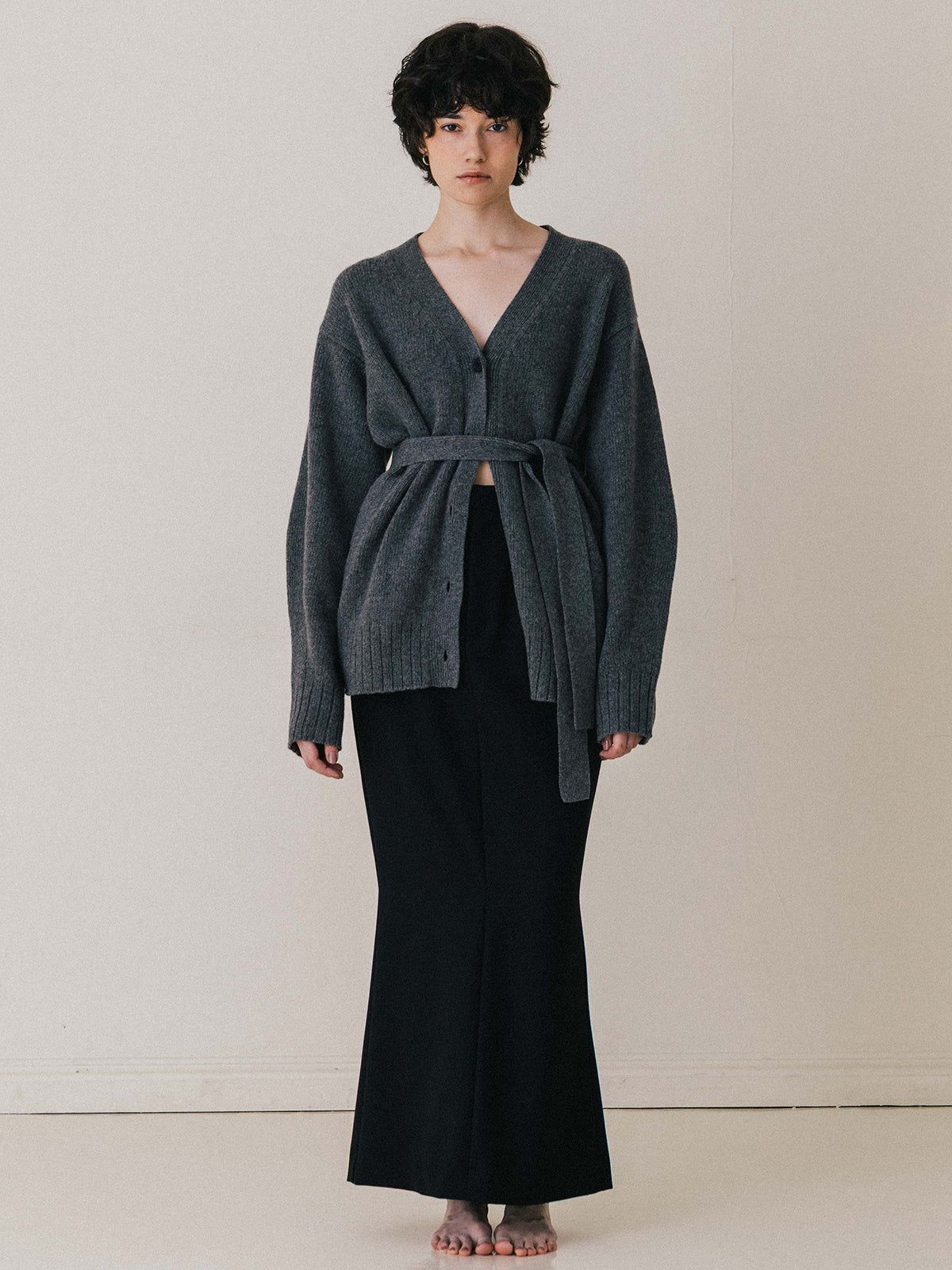 【25AW】【THE C】ICHIGUN SKIRT / イチグンスカート (ブラック)