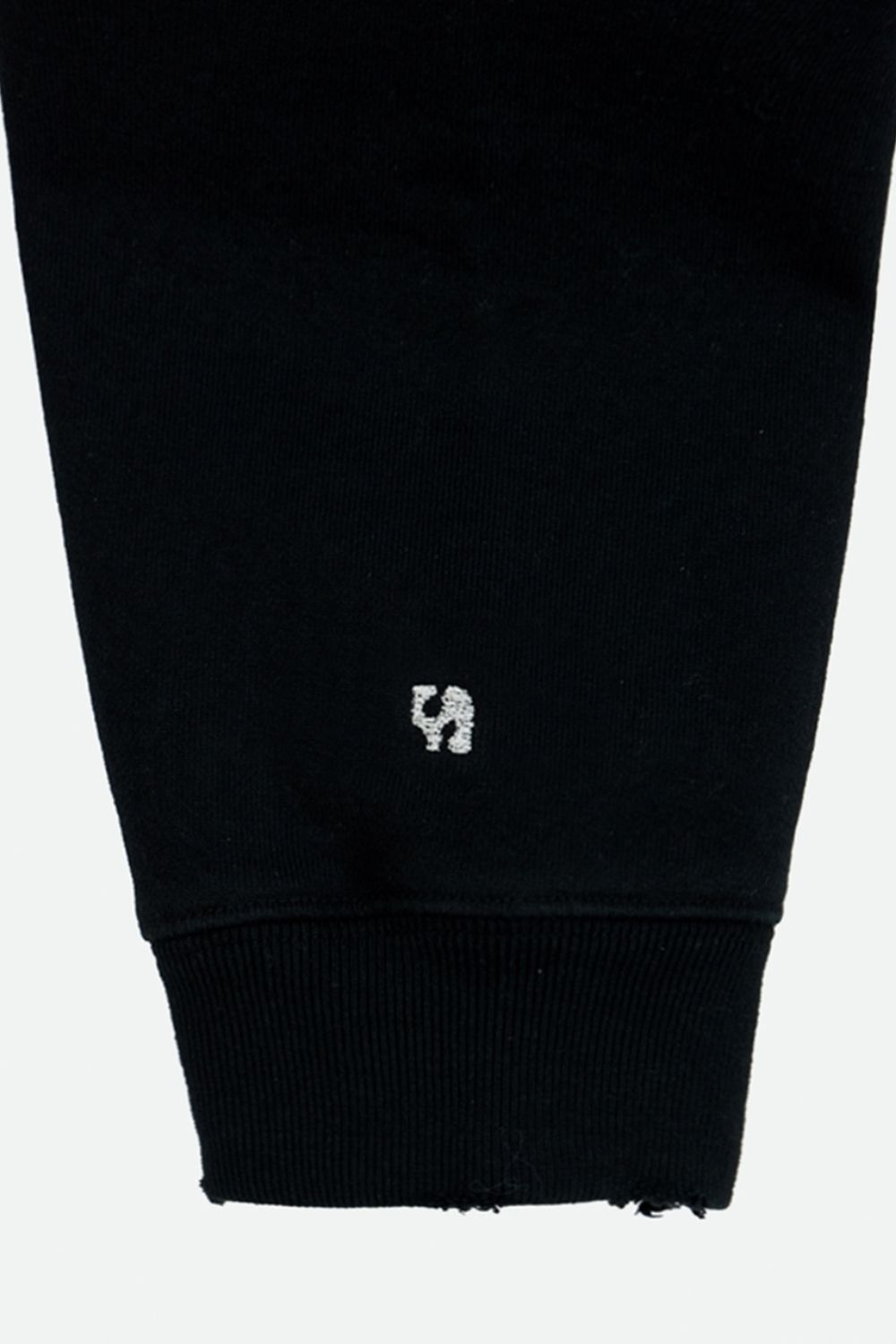 【残り1点】NOUNLESS SHORT HOODIE TOPS (NOIR) / ショートフーディトップス ノワール