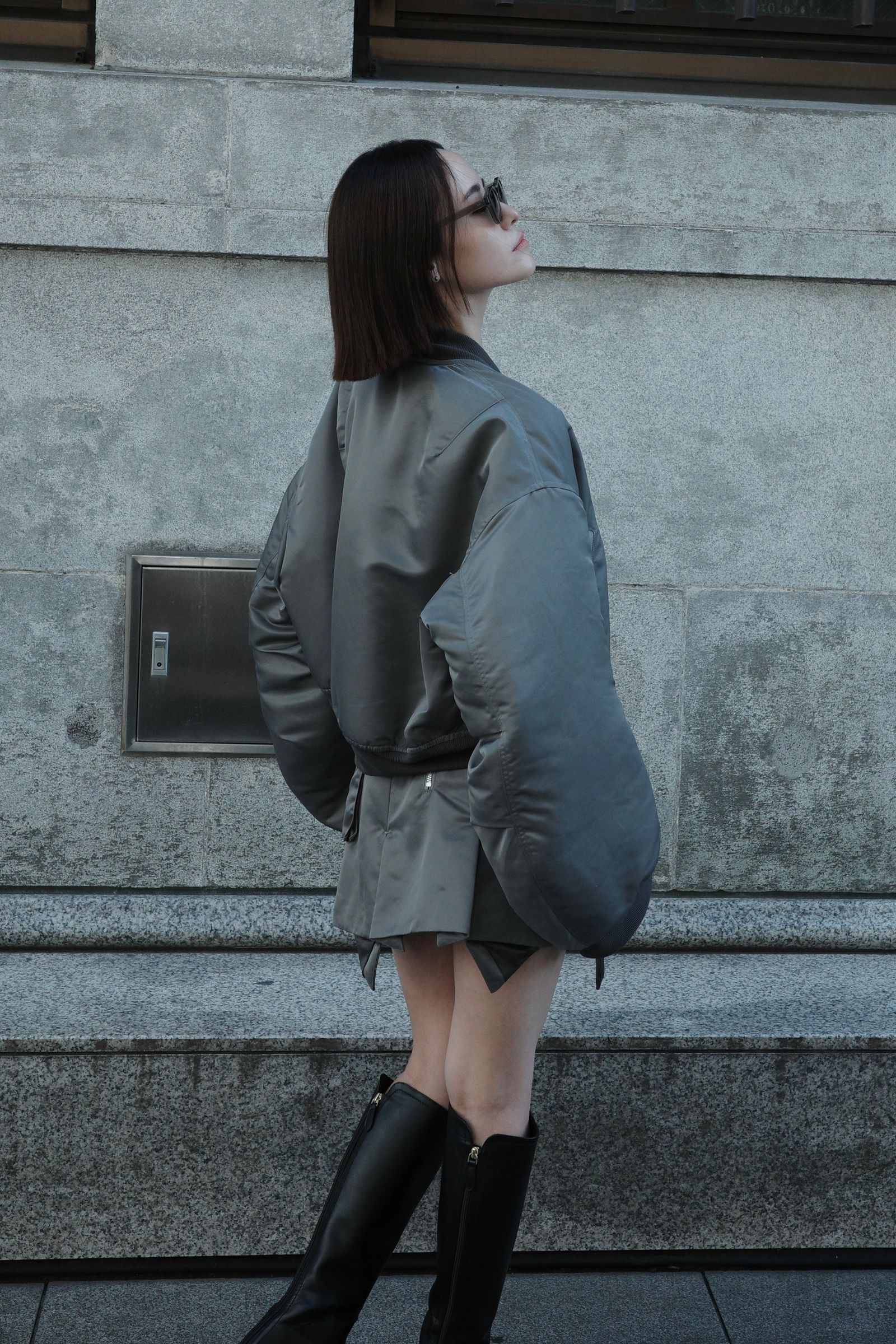 Nylon MA-1 (グレー)