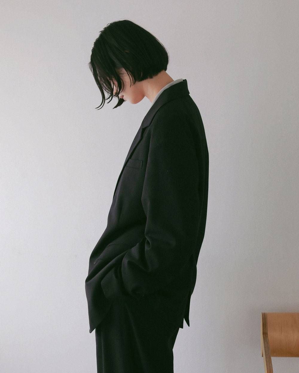 ツイルオーバージャケット (ブラック) Twill Over Jacket (Black) / 27SS