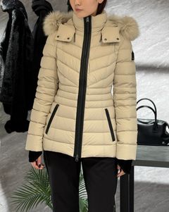 【25AW】PATSY-BX / ファー付きストレッチダウンジャケット (トレンチ) / レディース