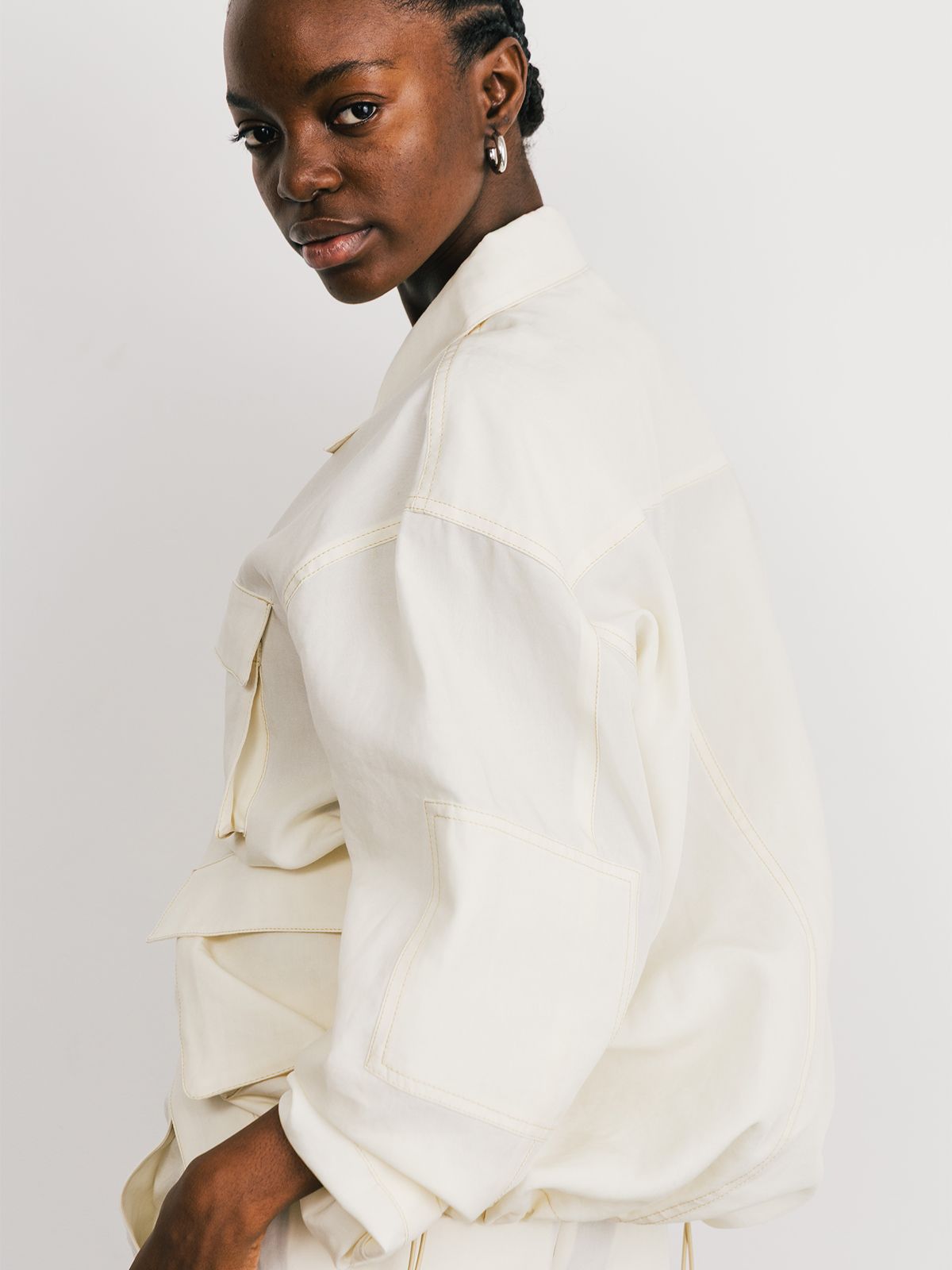 【25SS】TENCEL BDU JACKET / テンセルBDUジャケット (アイボリー)