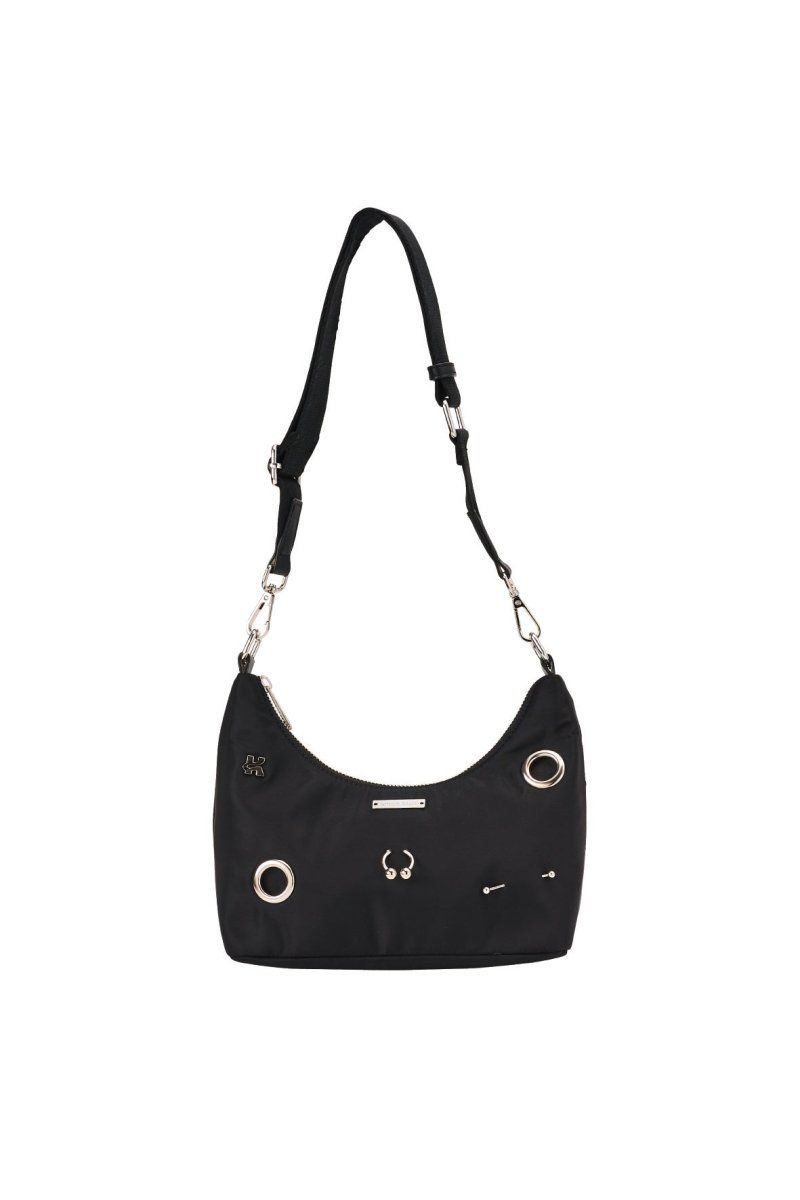 pierce mini bag (Black) / ピアスミニバッグ (ブラック) / 26SS