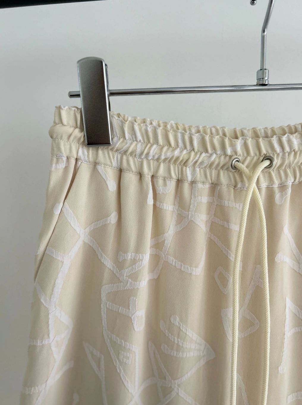 Noah jacquard pants / ジャガードパンツ (アイボリー)