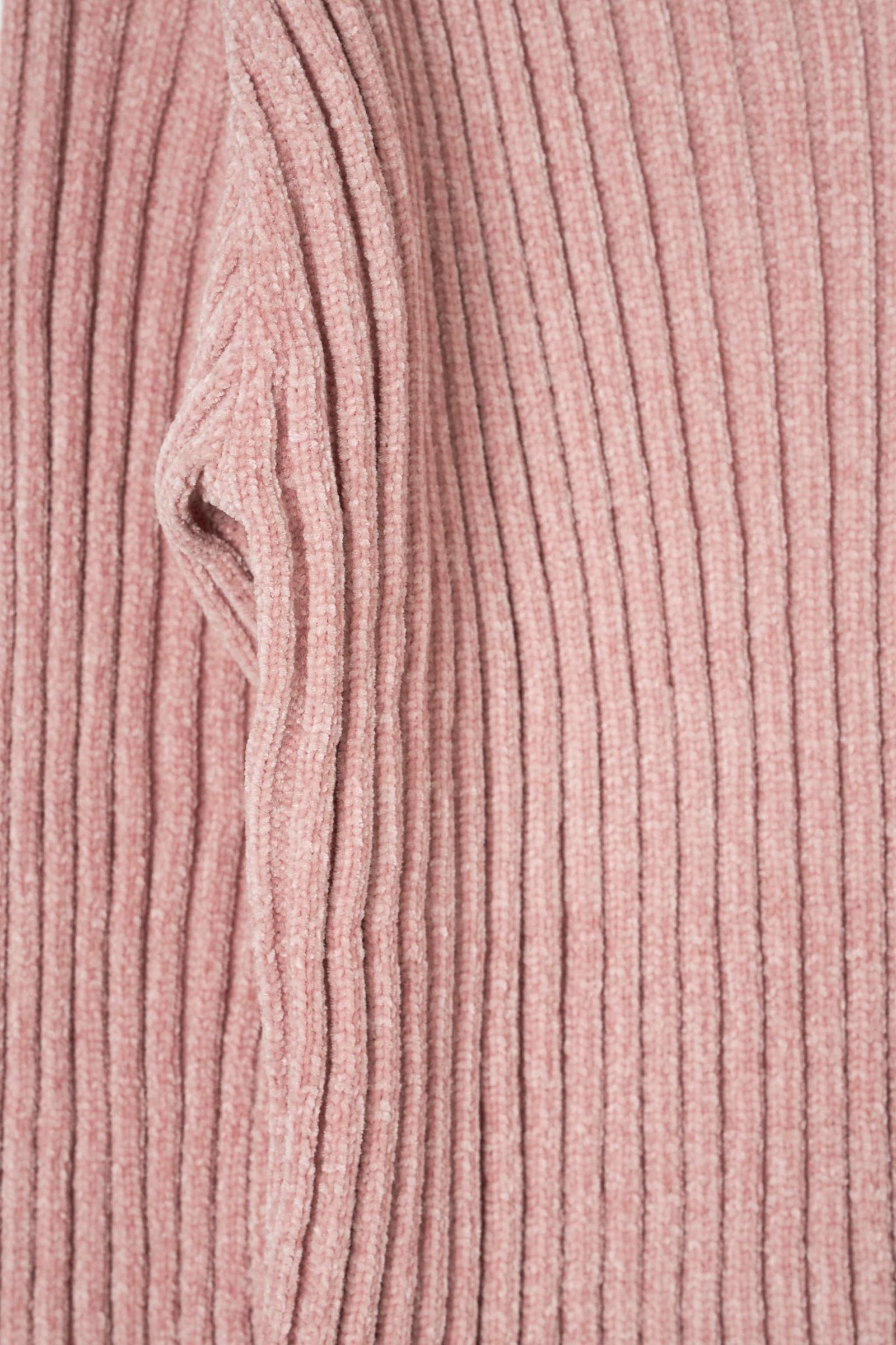 ブークレ ニット フーディ (ピンク) rib hoodie boucle knit (Pink) / 26AW