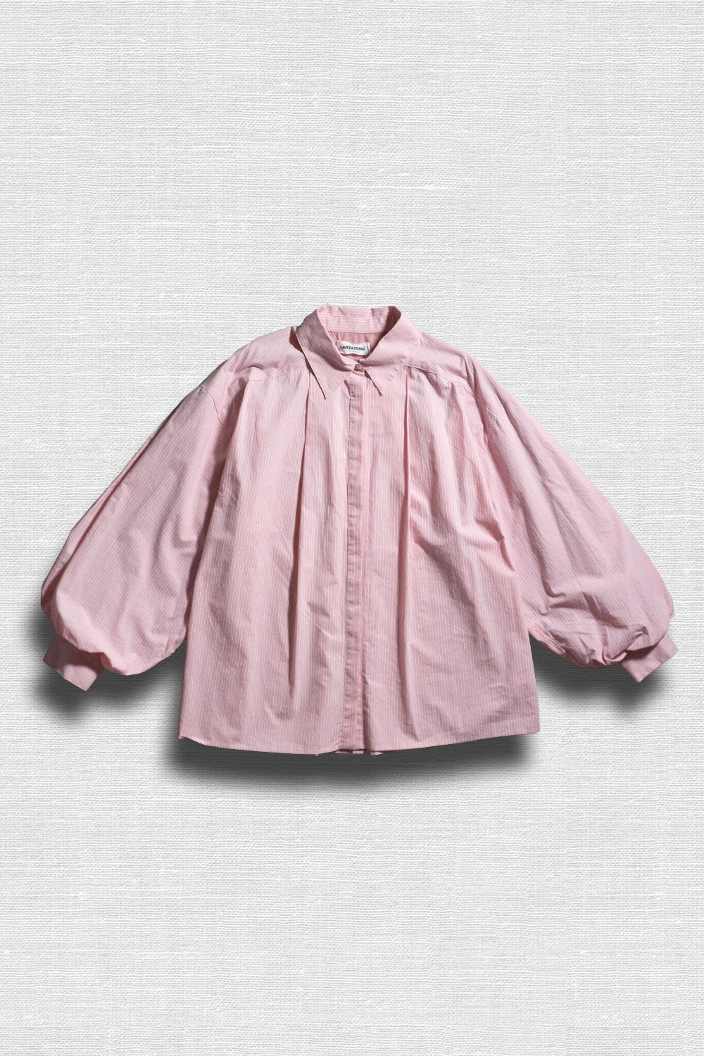 CAVEZA ROSSO - STRIPE VOLUME SLEEVE SHIRT / ストライプ
