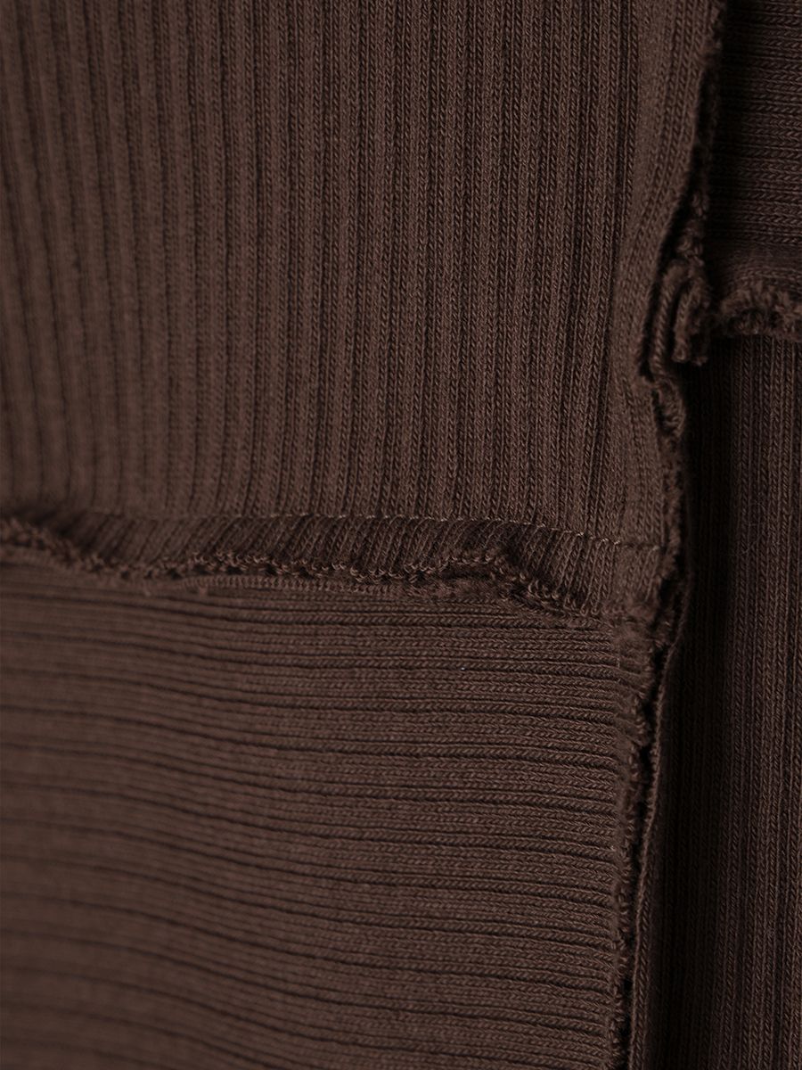 【25SS】TERRA RIB 2WAY ZIP THERMAL / ジップサーマルトップス (ブラウン)