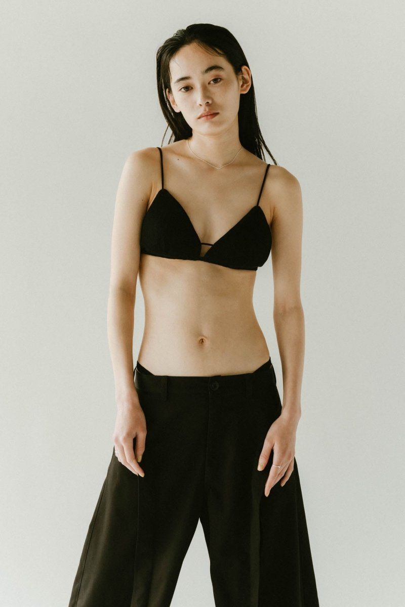 新品 Knuth Marf PALM knit triangle bra ブラ Knuth Marf - 【KnuthMarf × PALM】knit triangle bra / ニット