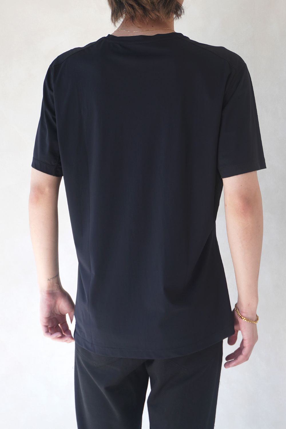SMOOTH TOUCH CREW NECK T-SHIRTS / スムースタッチ クルーネック Tシャツ (ブラック) / ユニセックス
