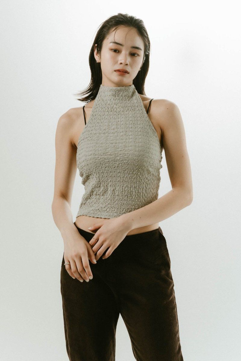 Knuth Marf - halter neck tops / ホルターネックトップス
