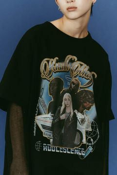 AI future layered t-shirt(unisex) (Black) / レイヤードTシャツ (ブラック) / 26SS