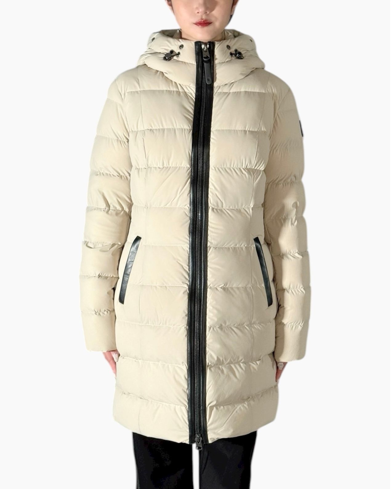 【2025AW】CALLA-BX / ファー付きストレッチダウンコート (トレンチ) / レディース