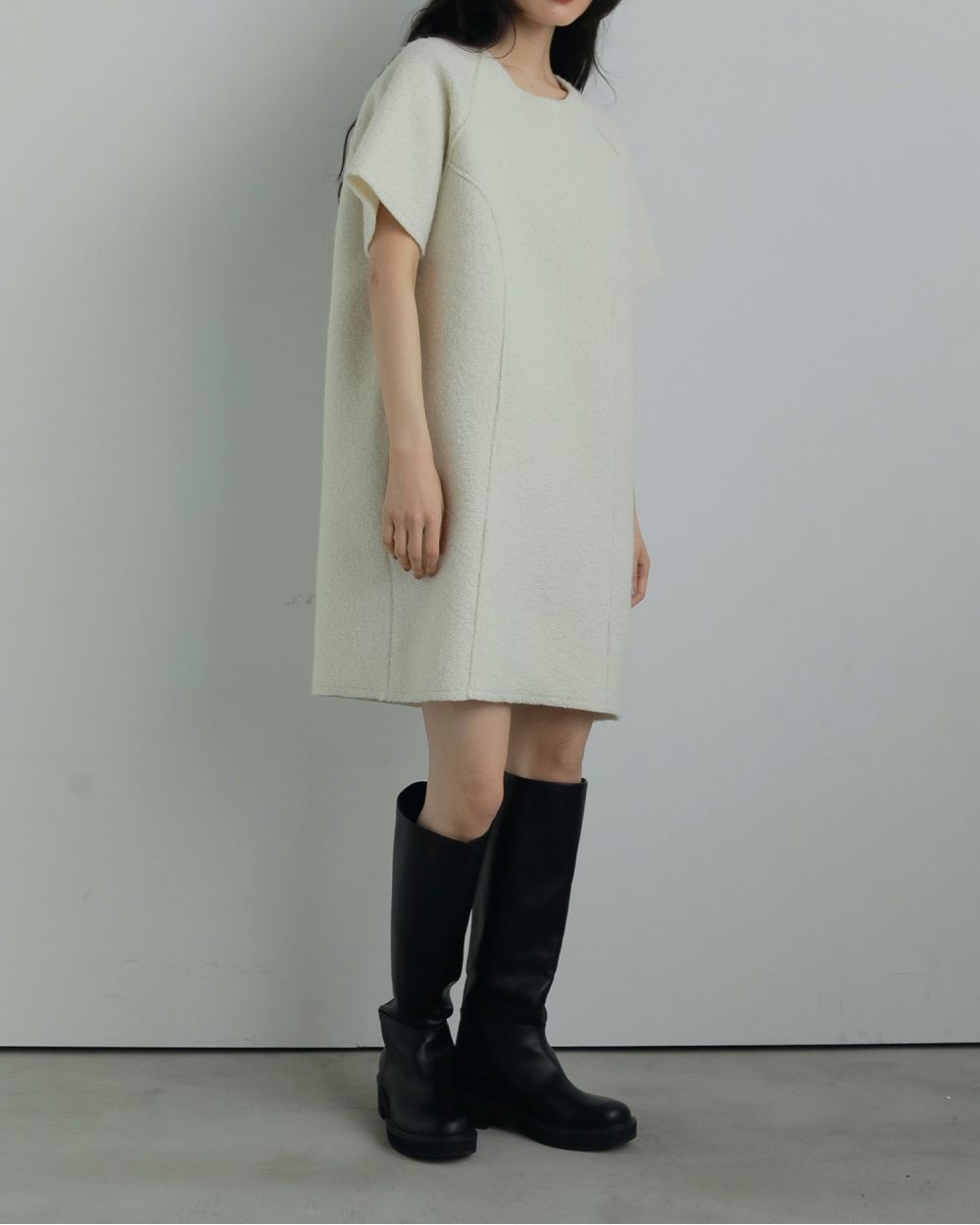 Ecoleather Long Boots / エコレザー ロングブーツ (ブラック)