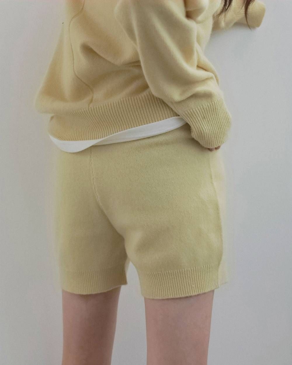 ウールニットブルマ (イエロー) Wool Knit Bloomer (Yellow) / 26AW 【6月29日まで期間限定予約】
