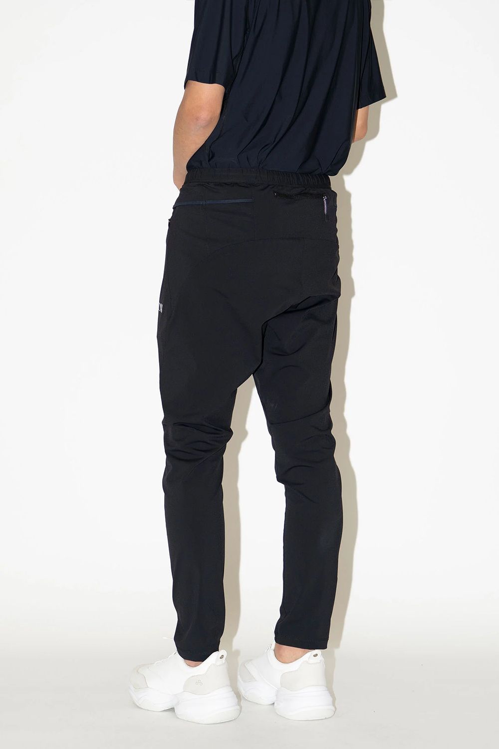 【残り1点】2WAY STRETCH TAPARED PANTS / ストレッチ テーパードパンツ (ブラック) / メンズ