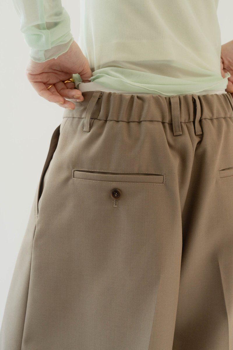 Knuth Marf - layered half pants(unisex) / レイヤード ハーフ