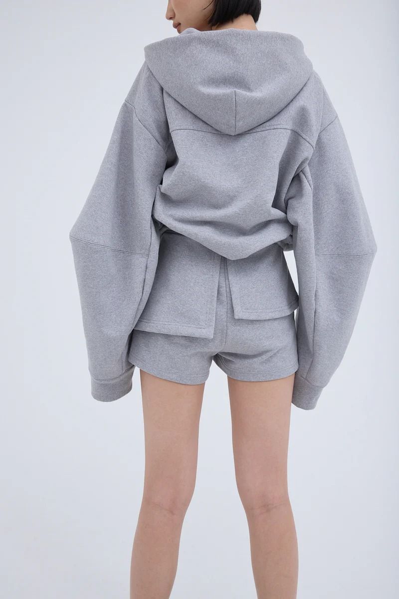 Edge frill shorts / エッジフリルショーツ (グレー)