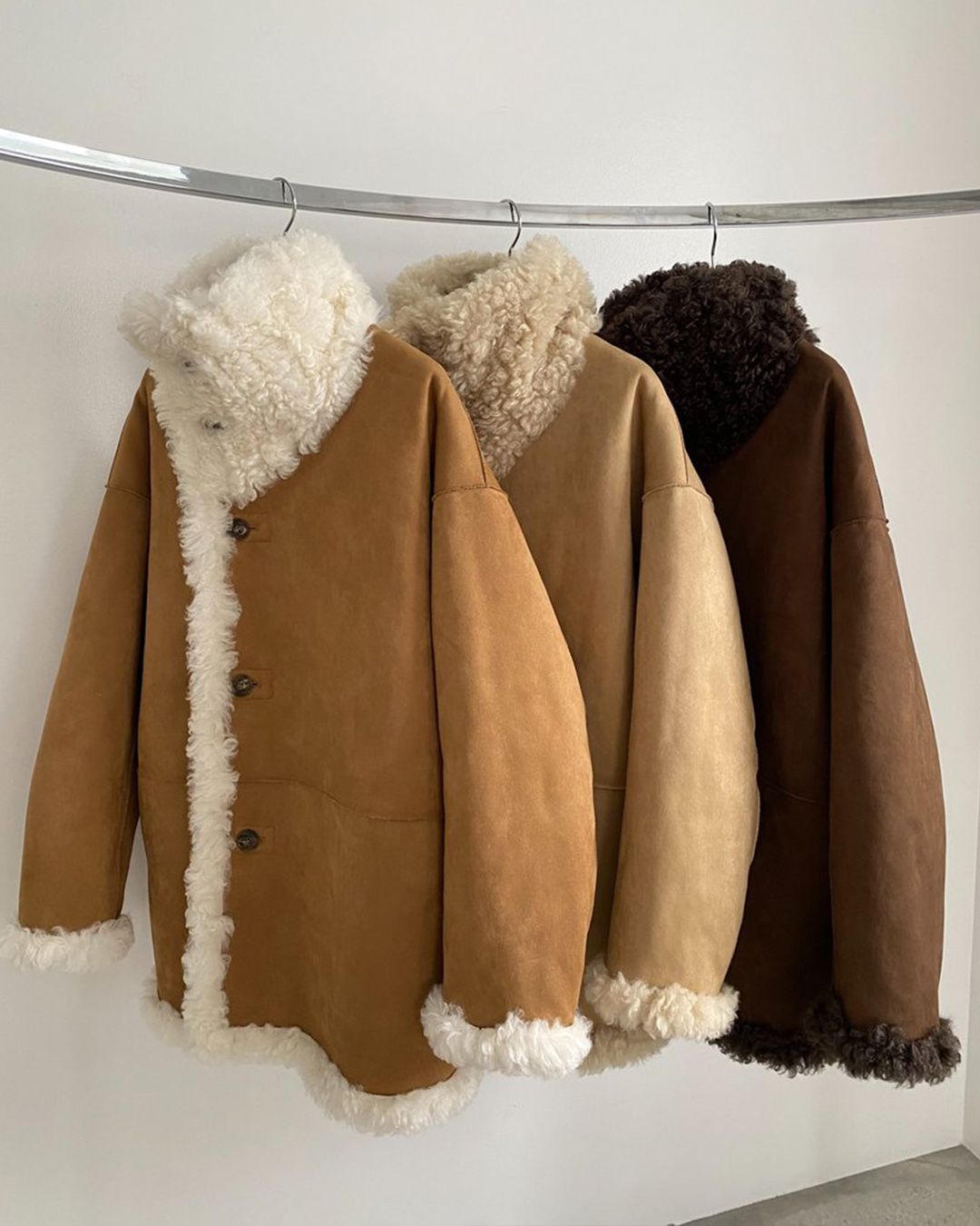 【先行予約】【26TH-03】ムートンリバーシブルコート (アイボリー) Mouton Reversible Coat (Ivory) /  エコファー  /  フェイクファー 【受注期間6/14 23:59まで】