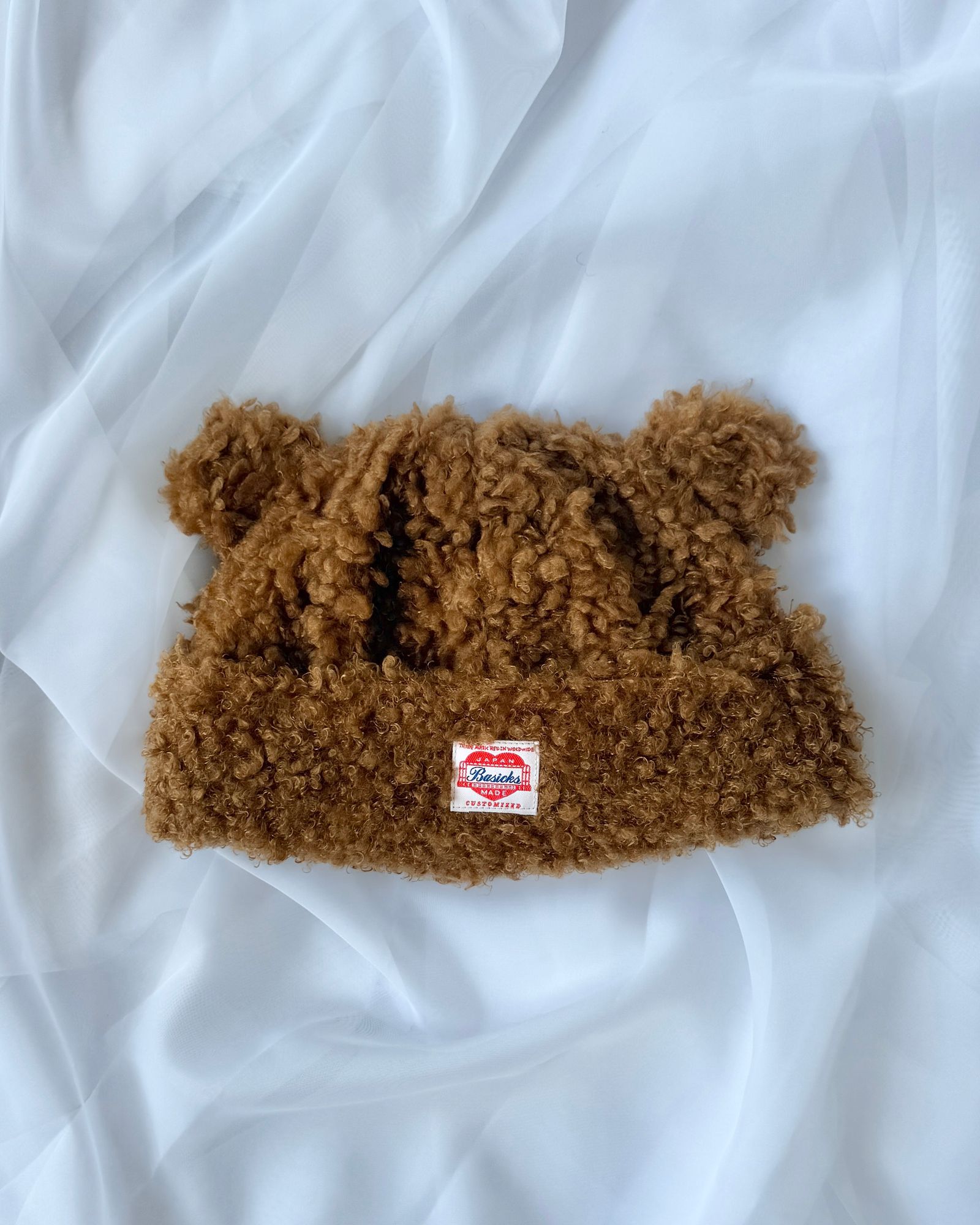 【25AW】Bear Beanie / ベアビーニー (ダークブラウン)