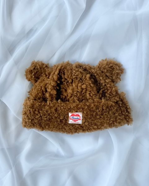 【25AW】Bear Beanie / ベアビーニー (ダークブラウン)