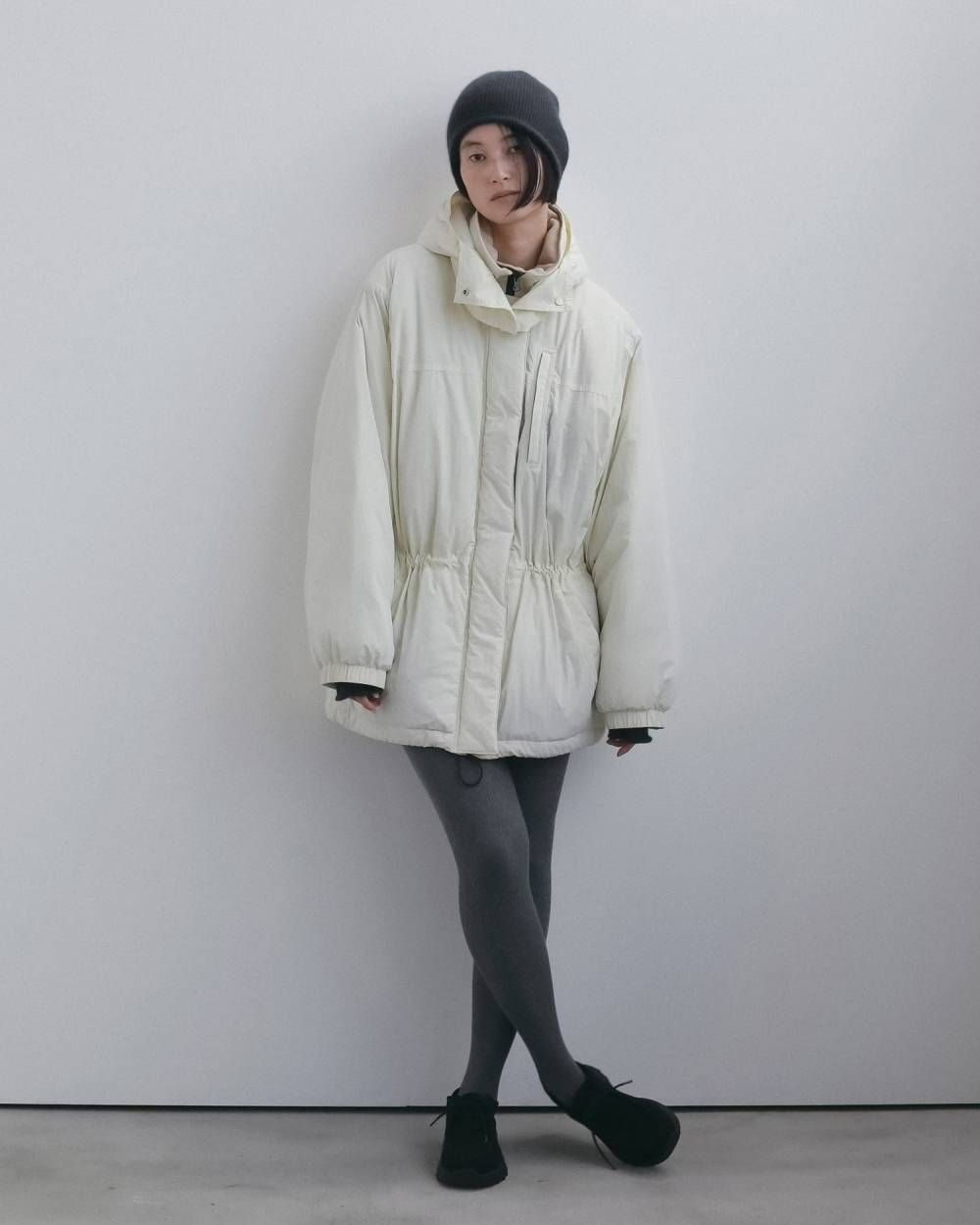 ラクーンニット ビーニー (チャコールグレー) Raccoon Knit Beanie (Charcoal gray) / 26AW 【6月29日まで期間限定予約】