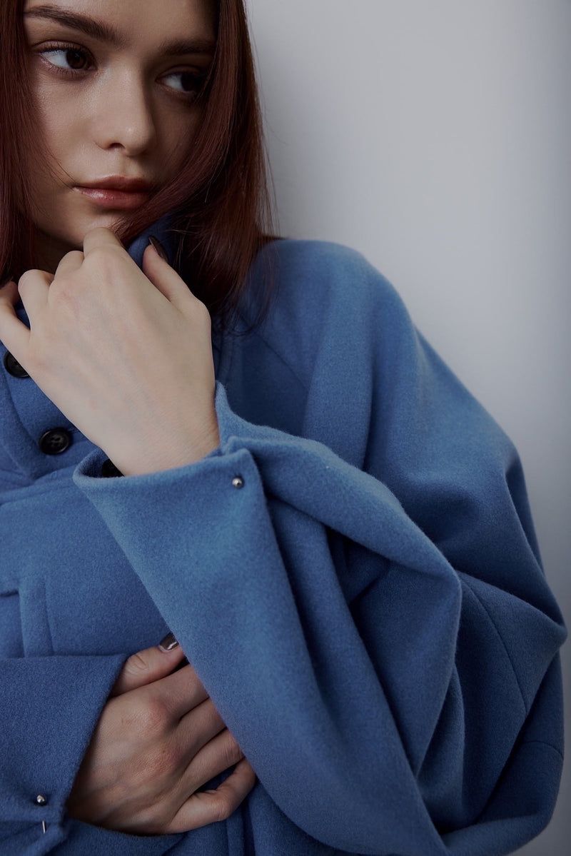 Cuff pierce coat / カフピアス コート (ブルー)