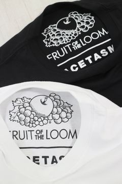 【FACETASM×FRUITS】 OF THE LOOM PACK BIG TEE / ファセッタズム フルーツオブザルーム パックビッグTシャツ / ユニセックス (ブラック&ホワイト)