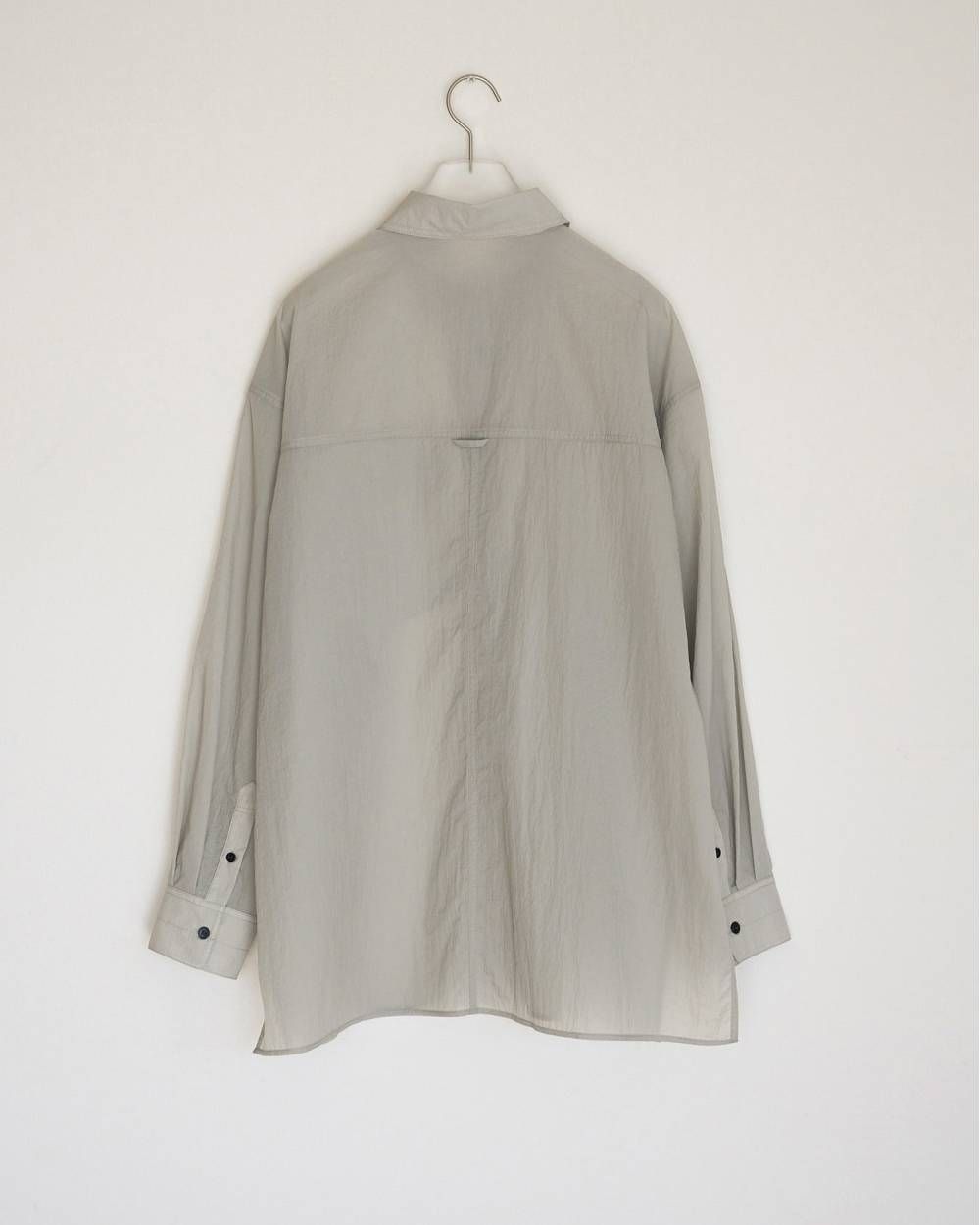 シアーリップストップシャツ (アイスブルー) Sheer Ripstop Shirts (I/blue) / 26SS
