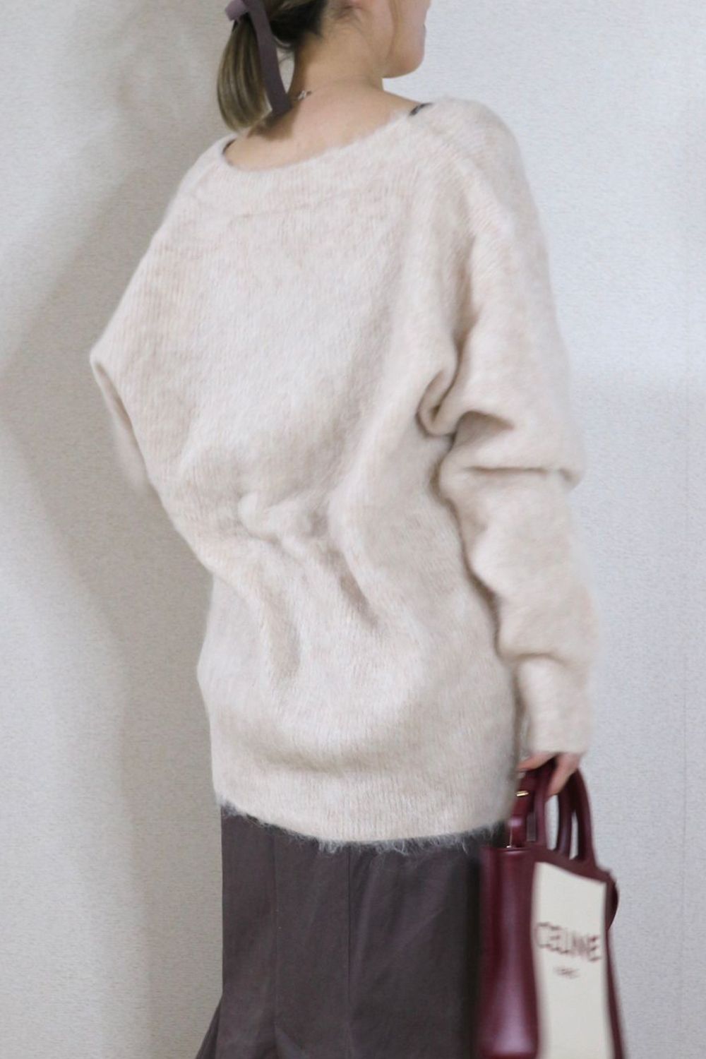 CASA FLINE - ALPACA WOOL STRAIGHT CARDIGAN / アルパカウール