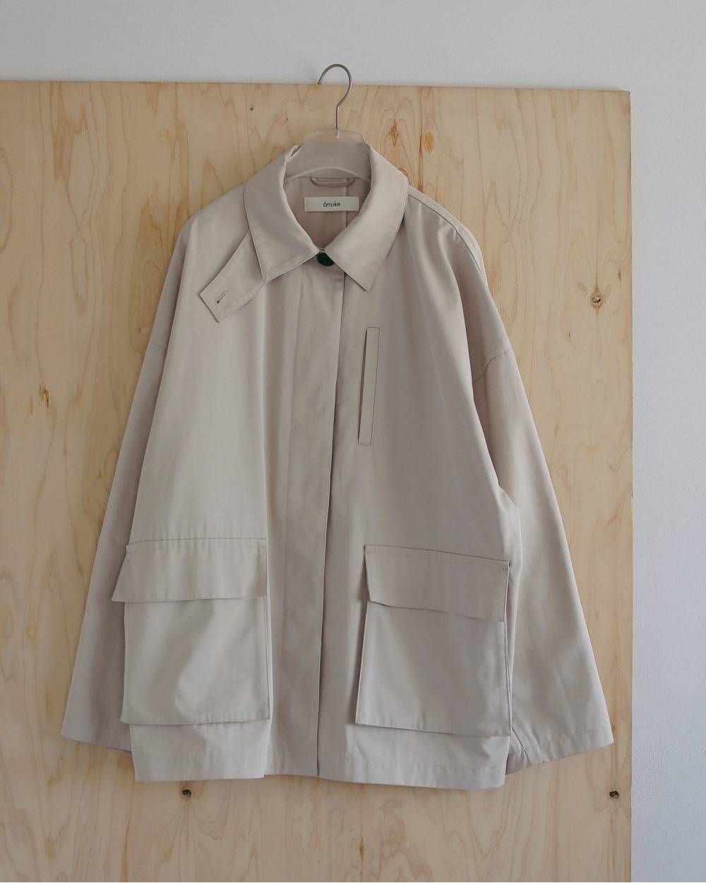 オーバーハーフコート (アイボリー) Over Half Coat (Ivory) / 27SS