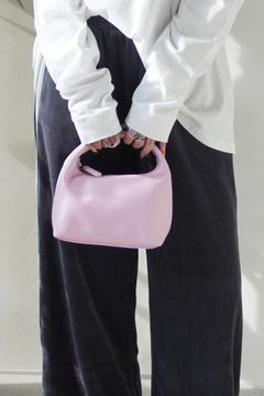 ワンハンドル レザーバッグ (ピンク) Onehandle Leather Bag (Pink) / 26AW