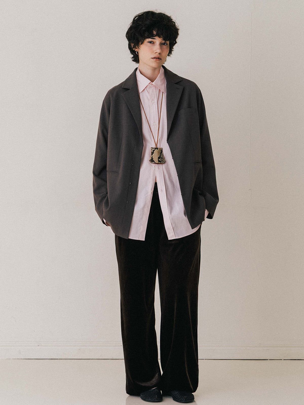 【25AW】HILTON VELOUR PANTS / ヒルトンベロアパンツ (ブラウン)