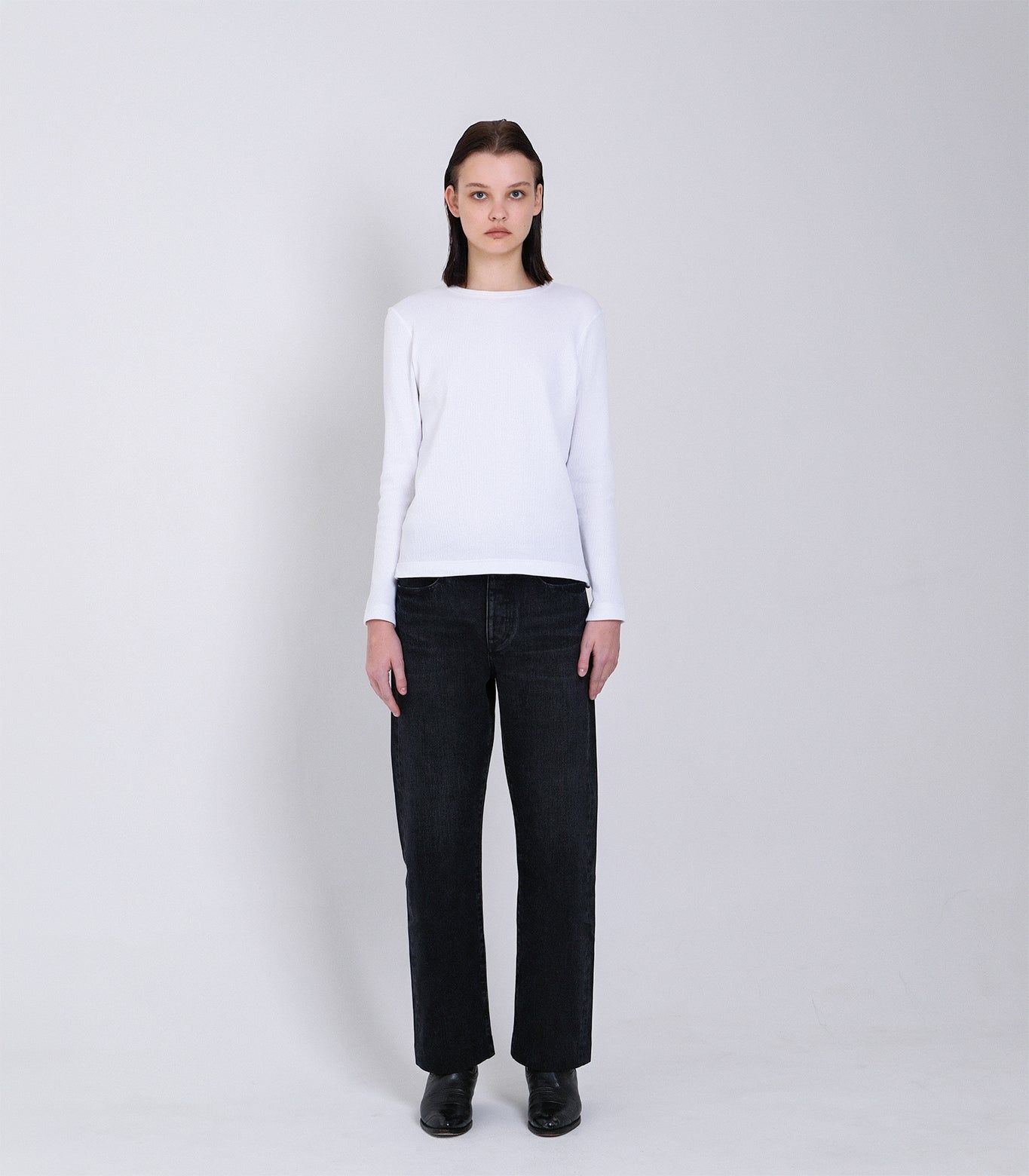 ニュークラシック ジーントラウザーズ (ブラック) NEW CLASSIC JEAN TROUSERS (Black) /デニムパンツ / ジーンズ / メンズ / ユニセックス