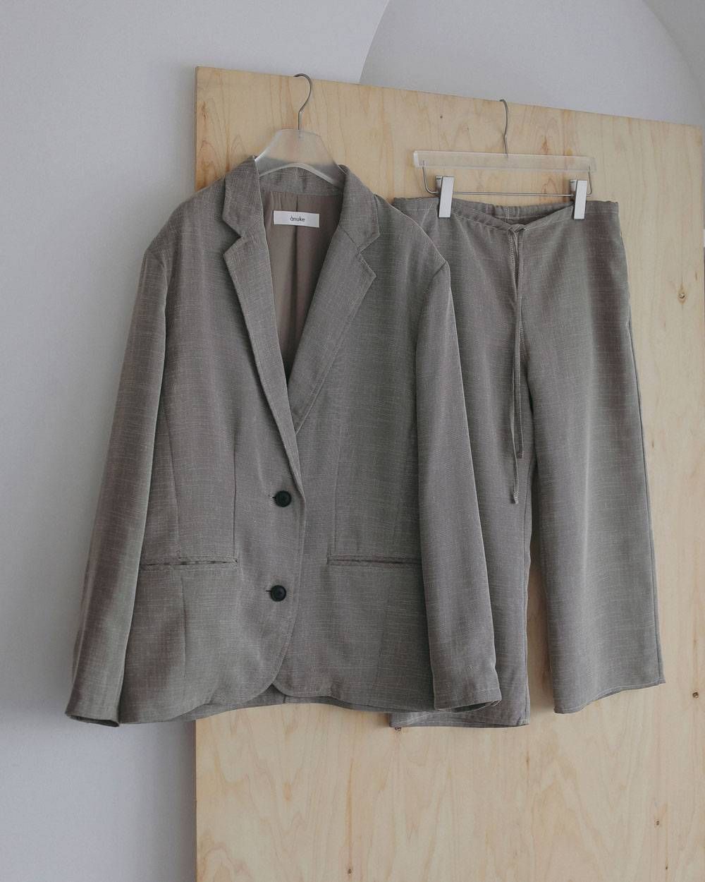ツイードメッシュ ジャケット (グレージュ) Tweed Mesh Jacket (Graige) / 27SS