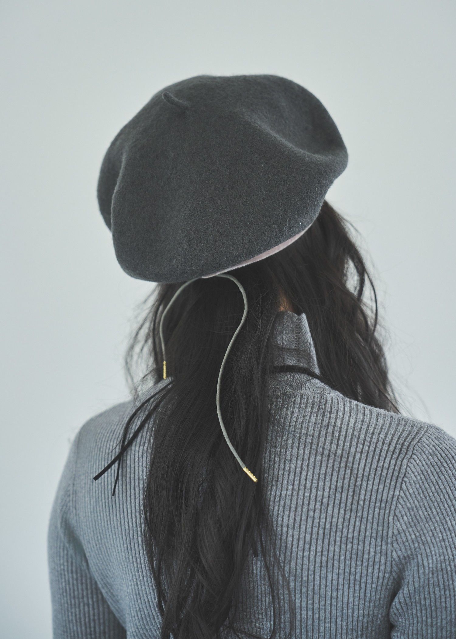 【MAISON Birth × WILLFULLY】VELWOOL LIGHT BERET / ベルウールライトベレー帽 (グレー) / 25AW /