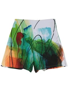 LINE ART SWIM SHORT PT / ラインアートスイムショートパンツ (ホワイト) / 水着 / スイムウェア