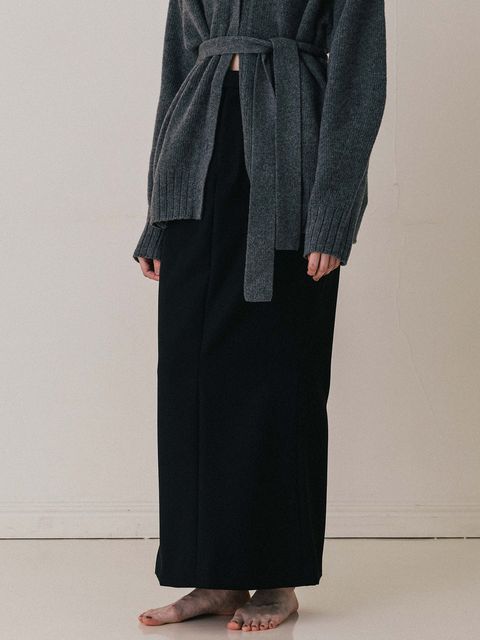 【25AW】【THE C】ICHIGUN SKIRT / イチグンスカート (ブラック)