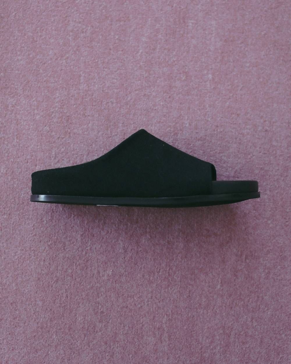 ワイドベルトサンダル (ブラック) Wide Belt Sandals (Black) / 27SS