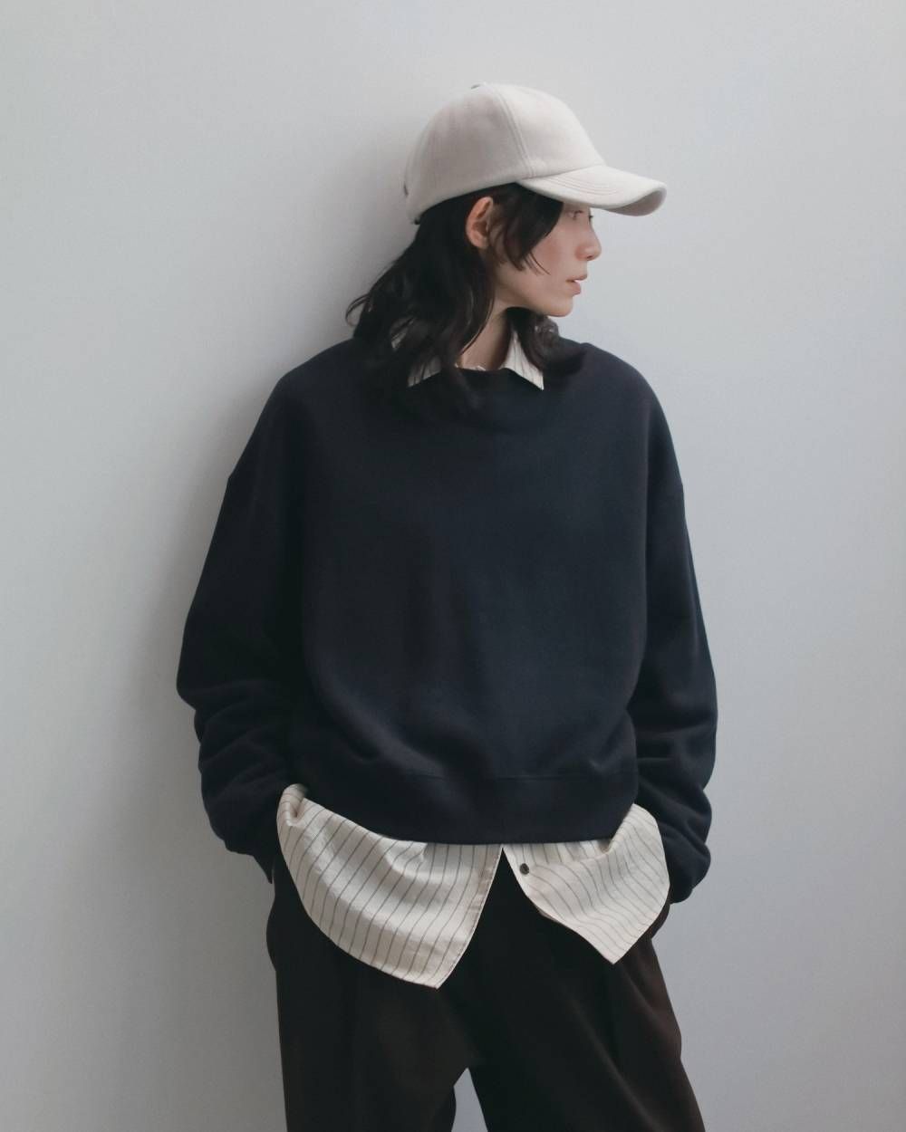 ソフトスウェットトップス (ネイビー) Soft Sweat Tops (Navy) / 26AW 【6月29日まで期間限定予約】