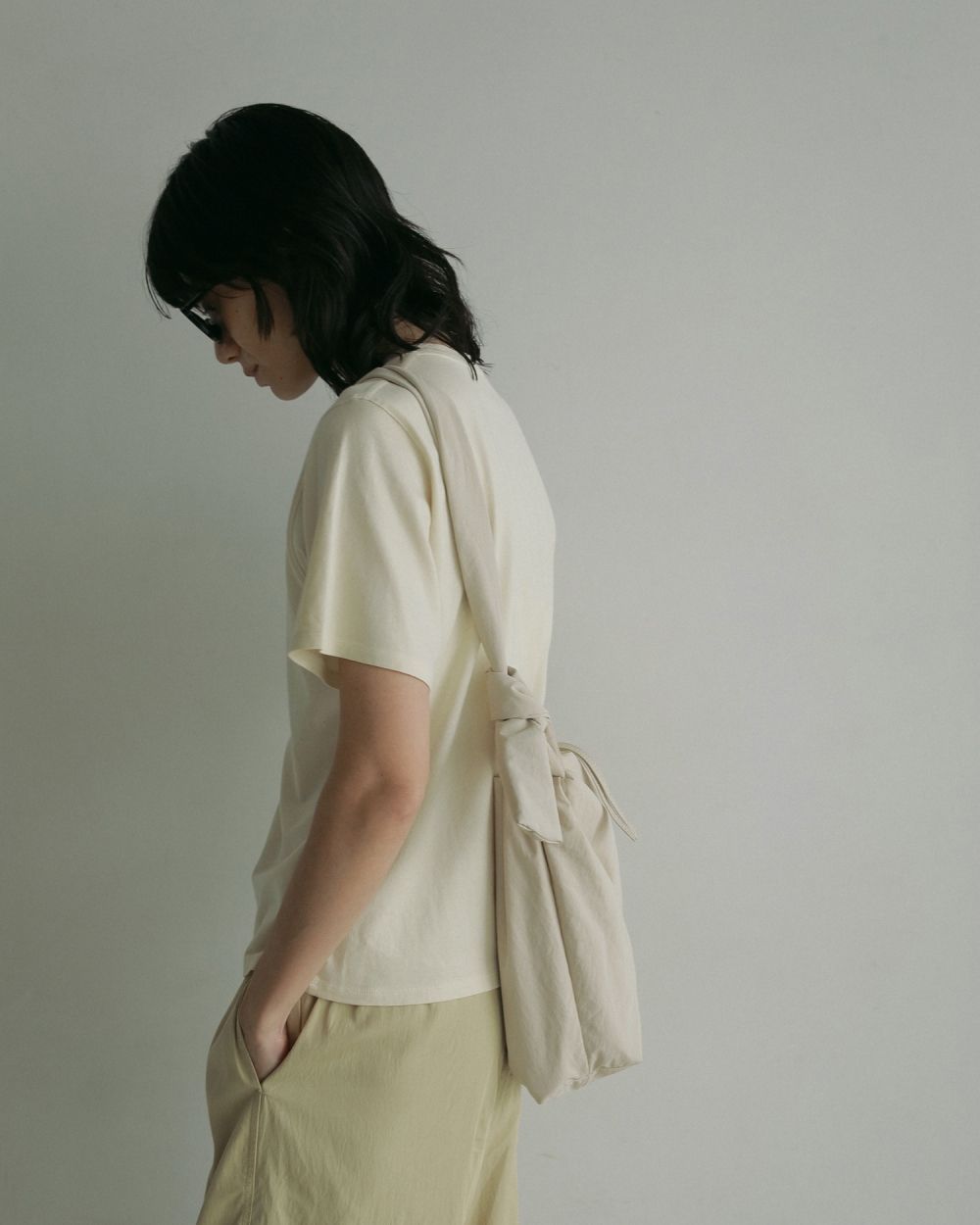 Basic Loose T-shirts / ベーシック ルーズ Tシャツ (クリーム)