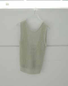 Paperyarn Knit Tanktop / ペーパーヤーン ニットタンクトップ (ミント)