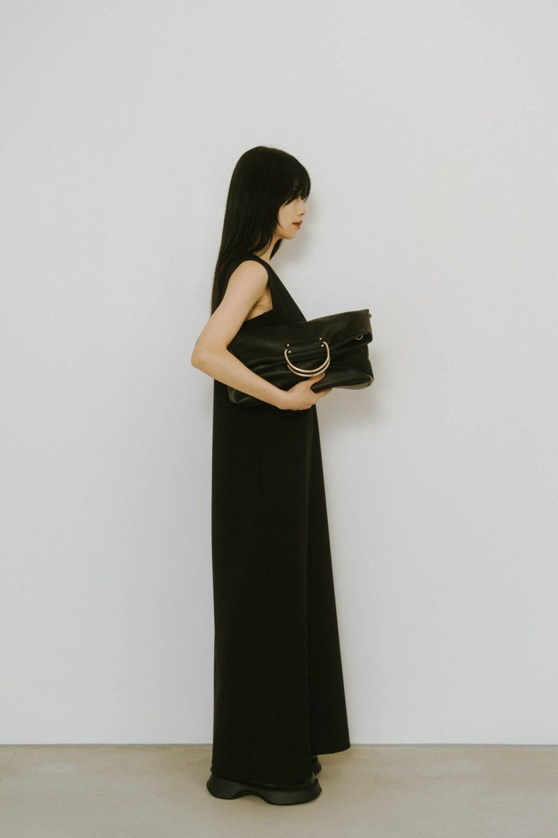 3way metal shoulder bag / 3ウェイ メタルショルダーバッグ (ブラック)